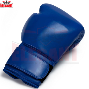 ถุงมือชกมวยหนังสีน้ำเงินรอยัล พร้อมสายรัดข้อมือแบบแน่นหนา บริการ OEM ODM รับผลิตแบรนด์ส่วนตัว - Product Image 2