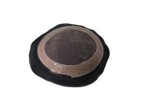 Perruque de cheveux indiens de haute qualité de Taz Hair Bangladesh pour hommes Deep Wave Style Soft Mono Base Toupee Système de cheveux bangladais - Product Image 5