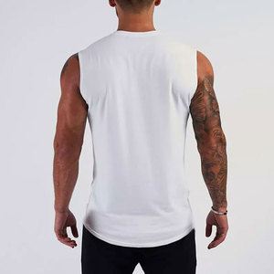 Nuevo diseño de ropa deportiva, camiseta sin mangas de corte regular para gimnasio, para hombre, para verano, al mejor precio, de secado rápido. - Product Image 5