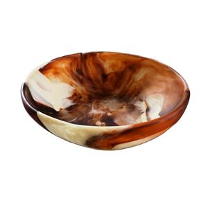 Bol et plat de service en résine d'articles de luxe - Passe au lave-vaisselle, design moderne européen personnalisable pour la maison et les fêtes - Product Image 1