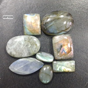 Lot de pierres précieuses en labradorite multicolore, forme et taille libres, 2956,24 carats, pierres naturelles à changement de couleur arc-en-ciel pour la fabrication de bijoux - Product Image 2