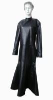 Gaun Overall Wanita Panjang Model Lurus Bahan Kulit Domba Lembut Berkualitas Premium, Ukuran Plus, ODM, Bernapas, Ramah Lingkungan