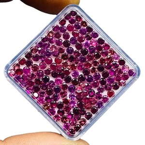 Granate Rodolita Natural de 2.7mm, Corte Redondo, Piedras Preciosas Sueltas Sin Tratar, Lote al por Mayor para Fabricación de Joyas, Piedra Semipreciosa - Product Image 6