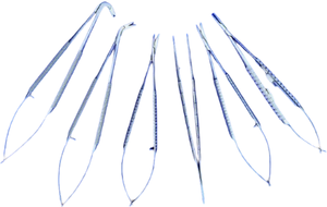 Juego de 6 Instrumentos Microquirúrgicos Manuales de Plástico para Cirugía Cardiovascular y Maxilofacial, Instrumentos Microquirúrgicos OEM Zelmi - Product Image 2