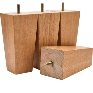 Decorative Wooden Sofa Legs Premium Solid Wood Furniture Support Legs for Contemporary Interior and Hotel Furniture Design - Product Image 1