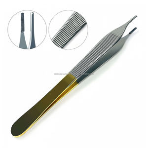 Pinces chirurgicales Adson Premium avec inserts TC pour pansements, type « Thumb Forceps » - Product Image 1