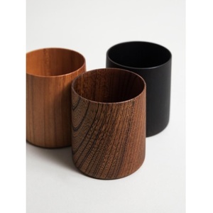 Mug en bois naturel fait main, tasse à café rustique, vaisselle en bois écologique pour le thé, le café, le lait, le jus, utilisation en cuisine et à table - Product Image 3