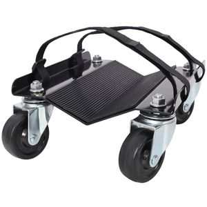 Chariot robuste pour motoneige avec roulettes pivotantes de 2,5 pouces, 2 paires de patins en caoutchouc He V Slide pour protéger les skis, capacité de charge jusqu'à 1500 livres - Product Image 6