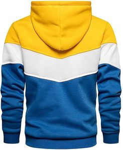 Sudadera con Capucha Deportiva Personalizada al por Mayor para Hombre, Diseño con Paneles en Contraste, Sudadera Deportiva para Equipos Deportivos - Product Image 2