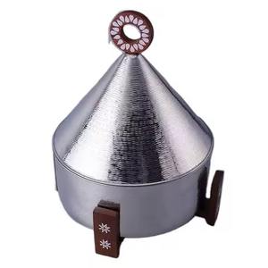 Plat à réchaud en métal à motif moyen-oriental pour buffet, améliore la présentation des aliments, garantit des performances fiables - Product Image 2