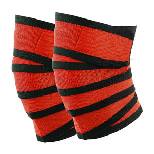 Suministro al por mayor de vendas profesionales para rodillas con tecnología de tejido de goma antideslizante y personalización de marca para sentadillas de alta resistencia - Product Image 5