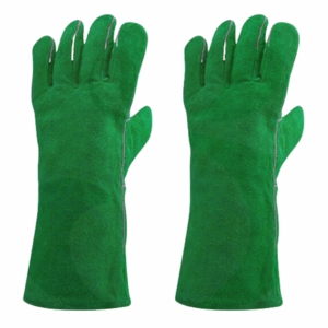 Gants de sécurité en cuir de vachette de qualité supérieure, résistants aux flammes, pour la construction industrielle et le barbecue, excellente protection des mains - Product Image 4