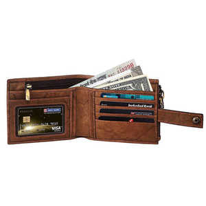 Wholesale Reasonable Price Men Leather <b>Wallets</b> High Quality Custom Color And Size Leather <b>Wallet</b> In <b>Cheap</b> Price Lightweight Made - Product Image 2