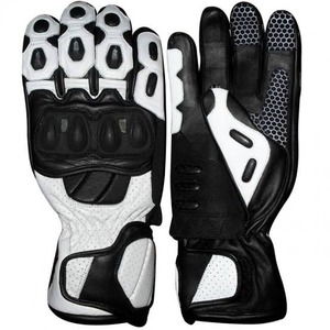 Guantes de Motociclismo de Cuero, Protección Completa para los Dedos, Transpirables, con Cierre de Hebilla, Antideslizantes, para Conducción al Aire Libre - Product Image 5