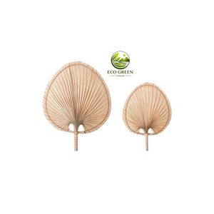 Abanico de Hoja Ovalado Ecológico Hecho a Mano, Decoración Moderna para Bodas y Regalo, Abanico de Hoja de Bambú Vietnamita, Personalizable en Tamaño - Product Image 2