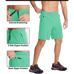 Pantalones Cortos Personalizados de Moda Casual Urbana para Hombre, de Poliéster y Algodón, Cómodos y Transpirables - Product Image 6