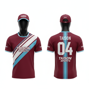 Camiseta de Tenis para Hombre, 160 GSM, Poliéster Premium Transpirable, Panel Frontal con Degradado, Sublimación, Logotipo Personalizado - Product Image 4