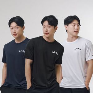 T-shirt sportif coréen en maille à manches courtes, respirant, séchage rapide, léger, pour entraînement tactique et utilisation en salle de sport, 200 grammes, homme, 100% coton - Product Image 1
