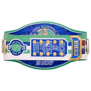 Ceinture de championnat réplique John Cena Farewell Tour 2025 Dallas Spinner - Product Image 5