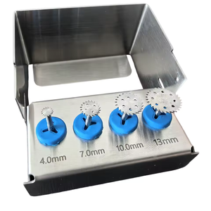 Manual Silver Coated <b>Bone</b> <b>Saw</b> Disk Dental Expander Implant Sharp Thin Cutting Disc Blades Dental Grinding Polishing Cutter - Product Image 2