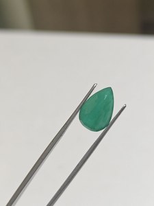 Esmeralda Zambiana Natural de 5.10 Ct, Forma de Pera, Gema Suelta, Esmeralda Verde para Joyería, Proveedor Mayorista - Product Image 5