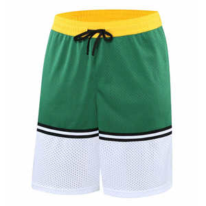 Shorts en maille pour hommes, prix de gros, respirants, séchage rapide, shorts de basket-ball, shorts d'équipe personnalisés - Product Image 5