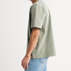 Camiseta informal de uso diario con lavado ácido para hombre, cuello redondo, manga corta, 100% algodón, fabricante de camisetas con lavado ácido en Pakistán - Product Image 4