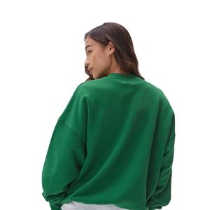 Sweats ras du cou en coton pour femmes séchage rapide respirant doux pull coupe régulière manches longues hiver imprimé Design OEM - Product Image 2