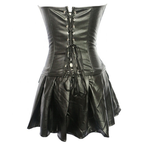 Corset court pour femme en cuir d'agneau de haute qualité, tendance, amincissant, à prix abordable - Product Image 3