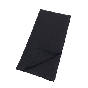 100% coton noir serviette fait à la main Style moderne Folk Rectangle Dirtproof Folk Style - Product Image 3