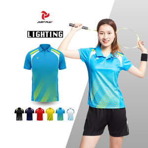 ชุดแบดมินตันกีฬาแบบแห้งเร็วสำหรับทุกเพศเสื้อกีฬาฟิตเนสแบบสั่งทำสำหรับผู้ชายและผู้หญิง JP - Product Image 2