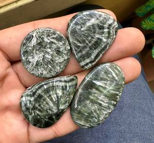 Seraphinite Natural, Gema Suelta Cabujón, Gema Lisa, Precio al por Mayor, Formas Variadas y Gema Fina para Joyería - Product Image 2