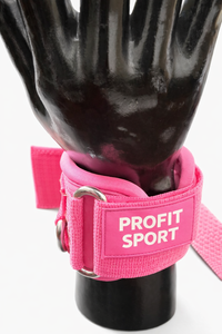 Sangles de musculation professionnelles avec support de poignet rembourré et anneau en D pour une prise sécurisée, sangles de musculation robustes pour la salle de sport - Product Image 4