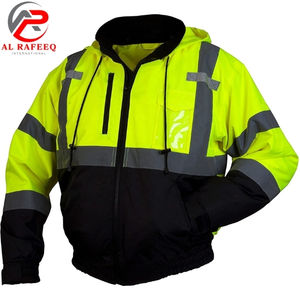 Sudadera de seguridad de alta visibilidad con logotipo personalizado, reflectante, ligera, para trabajadores, unisex - Product Image 5