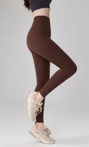 Wholesale Seamless 90%<b>Nylon</b>/10%Spandex Yoga <b>Leggings</b> Butt Lifting High Waist Tummy Control Fitness <b>Leggings</b> Quick Dry Breathable - Product Image 2