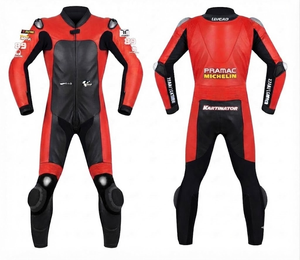 ชุดแข่งรถมอเตอร์ไซค์ Zonda Elite MotoCP แบบยูนิเซ็กซ์/ชุดจั๊มสูทหนังวัวแท้/หนังจิงโจ้พรีเมียม พร้อมแผ่นยืดหยุ่น - Product Image 1