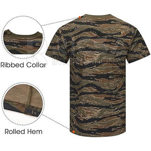 เสื้อยืดล่าสัตว์ฤดูหนาวในป่า ระบายอากาศได้ดี น้ำหนักเบา ซับเหงื่อ 100% ผ้าฝ้าย เสื้อผ้าผู้ชายสำหรับกิจกรรมกลางแจ้ง เดินป่า ตกปลา ตั้งแคมป์ - Product Image 2