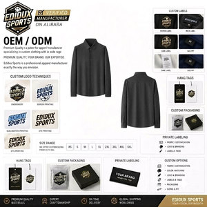 เสื้อเชิ้ตคอปกแบบลำลองสำหรับฤดูใบไม้ร่วง สไตล์ไฮสตรีท รุ่นใหม่ล่าสุด ขายตรงจากโรงงาน สำหรับผู้ชาย - Product Image 5