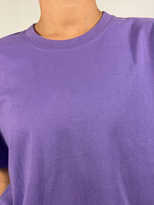 Camiseta Oversize para Mujer al por Mayor, Color Liso, Casual, Top Largo de Verano, Fabricante OEM de Camisetas Básicas y Modernas para Mujer - Product Image 2