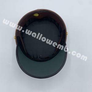 Casquette Képi Personnalisée pour Agents d'Immigration Féminines de Gambie, Coiffe d'Uniforme Professionnel avec Badge de Service Brodé pour Tenue de Service - Product Image 6