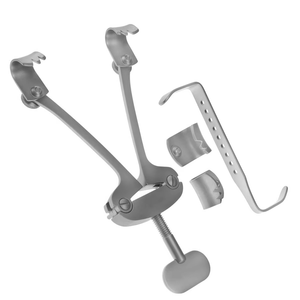 Retractor Endaural Henner Premium de Acero Inoxidable, 3x3 Puntas, Reutilizable, Autoajustable, para Cirugía de Oído y Mastoides - Product Image 3