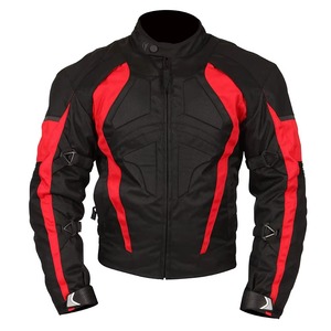 Vêtements de course de haute qualité, veste de moto en cuir véritable pour homme avec protection des coudes, vestes de moto - Product Image 1