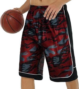 Shorts de basketball pour hommes, séchage rapide, vêtements de sport athlétiques, shorts de basketball en mesh premium, vêtements de sport performants - Product Image 1