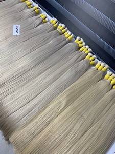 Extensiones de cabello humano 100% de alta calidad, precio de fábrica, extensiones de cabello de estilo recto de la empresa Nasa, cabello de un solo donante - Product Image 5