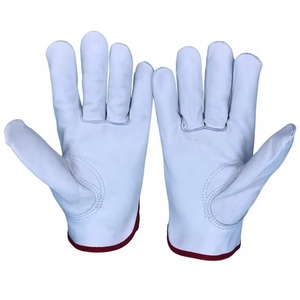 New Latest Design Customized Goat Skin Leather Driver working <b>Gloves</b> Driver Leather <b>Glove</b> Safe Working <b>Gloves</b> for adults - Product Image 5