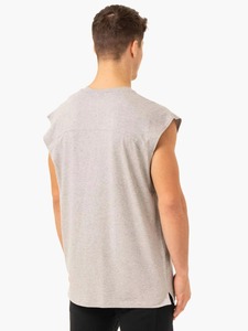 Camiseta sin mangas para hombre, nueva, lisa, para fitness, culturismo, gimnasio, deportiva, básica - Product Image 4