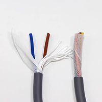 Câble de chaîne porte-câbles flexible en polyuréthane TRVV-PUR à 4 conducteurs, résistant à l'huile, haute flexibilité, résistant à la déchirure, haute résistance à la torsion, câble de commande