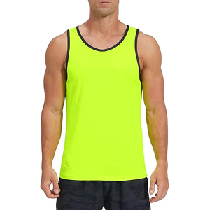 Débardeur de sport pour homme, sans manches, en coton et élasthanne, respirant et extensible, pour la musculation et le fitness - Product Image 1