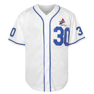 Wholesale Baseball Jerseys and <b>Pants</b> Full Sets High Quality Button <b>Down</b> Short Sleeves Pinstripes Baseball Jersey - Product Image 5