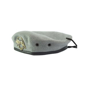 Béret professionnel en laine, uniforme, personnalisé avec broderie, casquette béret - Product Image 5